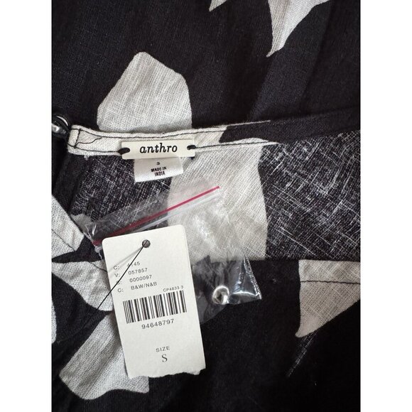 NWT Size S - Anthropologie Linen floral Jumpsuit (NWT US$ 118) - Picture 5 of 15